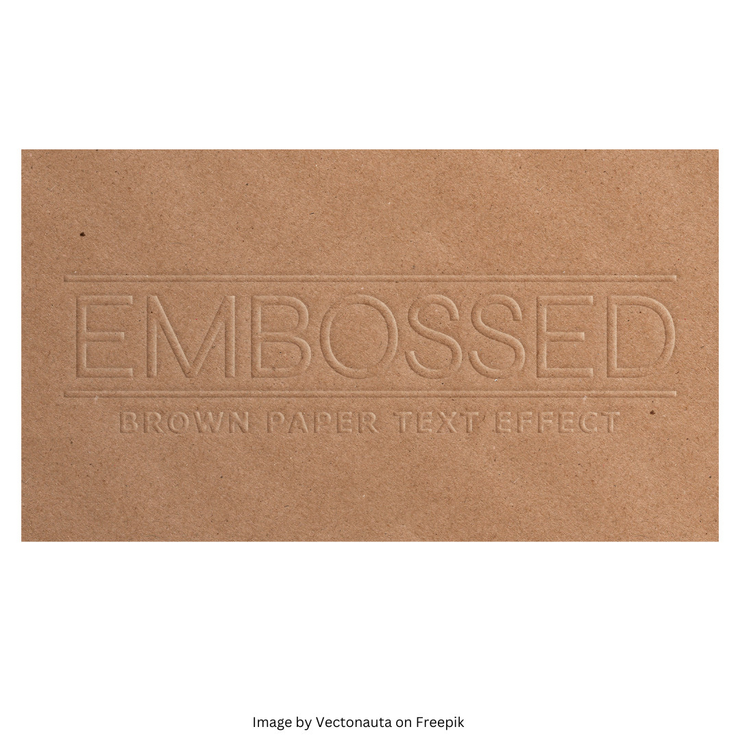 Embossed Business Cards